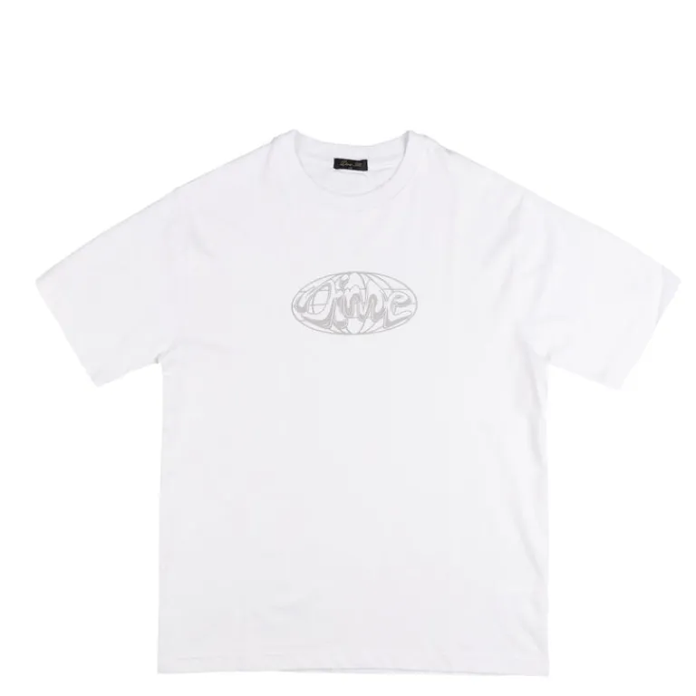 Dime T-Shirts*Globe T-Shirt White