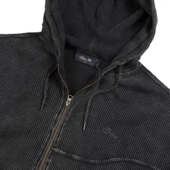 Dime Sweats À Capuche*Premium Waffle Zip Hoodie Faded Black
