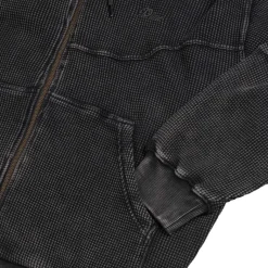 Dime Sweats À Capuche*Premium Waffle Zip Hoodie Faded Black