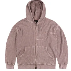 Dime Sweats À Capuche*Premium Waffle Zip Hoodie Faded Mauve