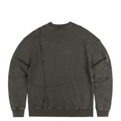 Dime Pullover*Reverse Stitch Crewneck Charcoal Washed