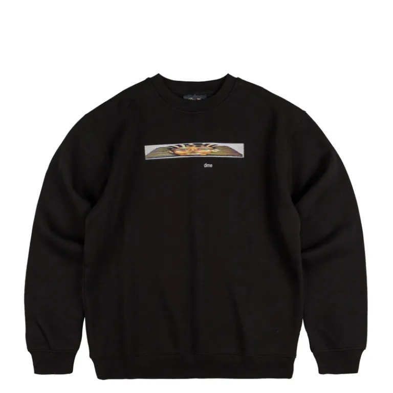 Dime Pullover*Stretch Crewneck Black