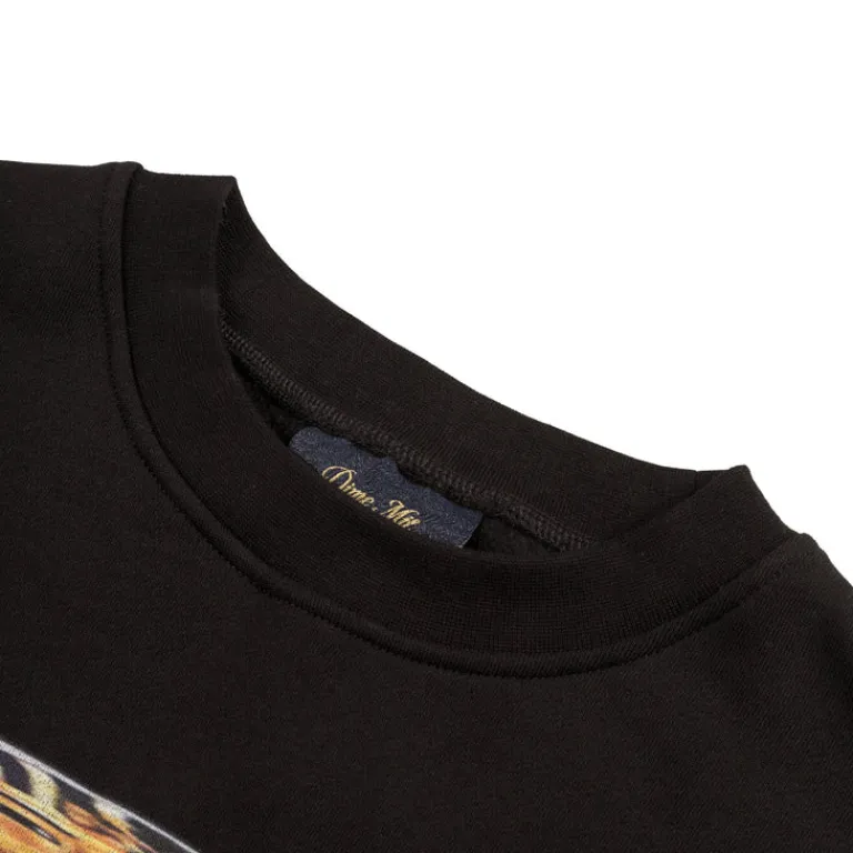Dime Pullover*Stretch Crewneck Black