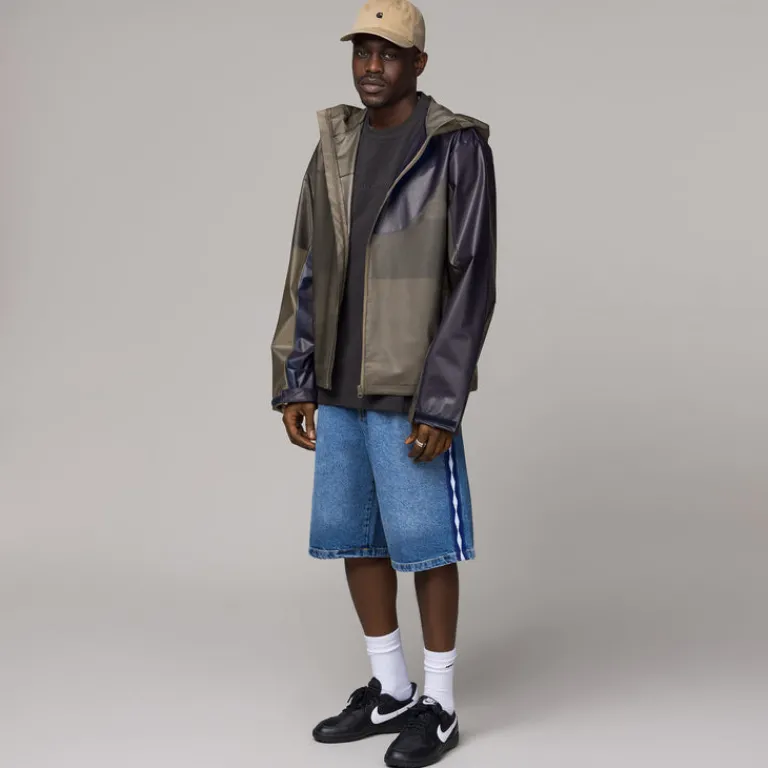 Dime Gilets*Translucent Tech Jacket Charcoal