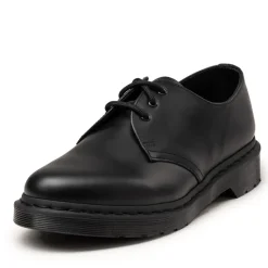 Dr. Martens Sneakers En Cuir*1461 *Mono* Black Smooth