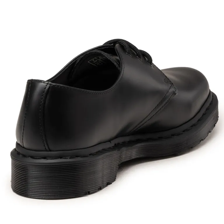 Dr. Martens Sneakers En Cuir*1461 *Mono* Black Smooth