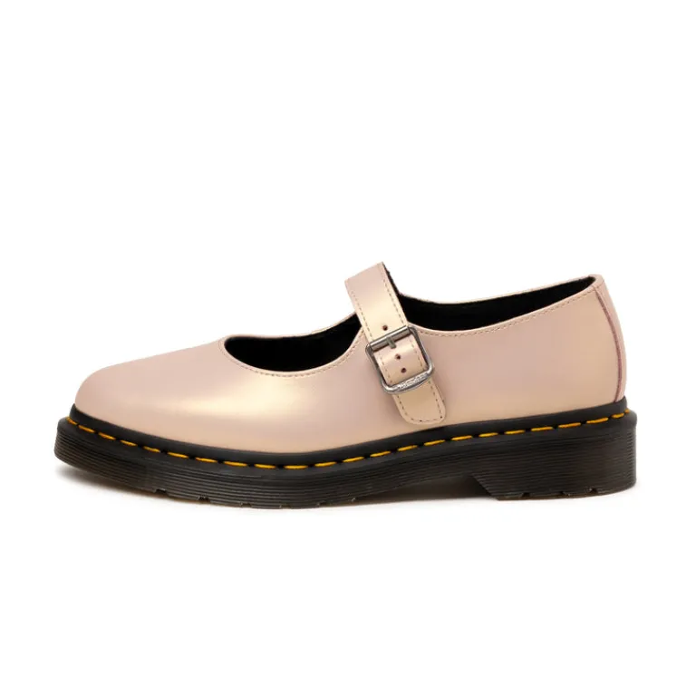 Dr. Martens Sneakers En Cuir|Ballerinas*Elphie Mary Jane Powder Pink / Gold Shift