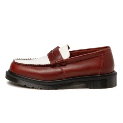 Dr. Martens Sneakers En Cuir|Loafer*Penton Loafer Burgundy / White