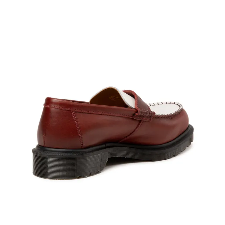 Dr. Martens Sneakers En Cuir|Loafer*Penton Loafer Burgundy / White