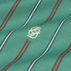 Drole de Monsieur Alle Anzeigen|Écharpes*Le Foulard Rayé Monogramme Emeraude