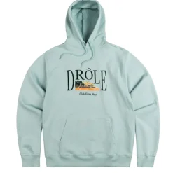 Drole de Monsieur Sweats À Capuche*Le Hoodie Tennis Court Light Blue