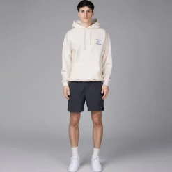 Drole de Monsieur Sweats À Capuche*Le Hoodie Slogan Cursive Off White