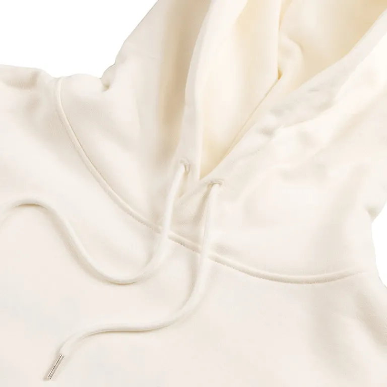 Drole de Monsieur Sweats À Capuche*Le Hoodie Slogan Cursive Off White