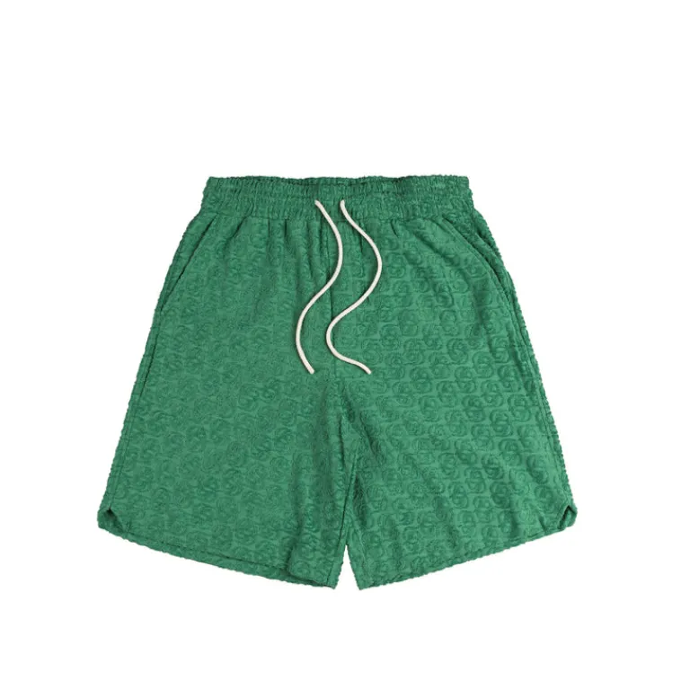 Drole de Monsieur Shorts*Le Short Monogramme Emeraude