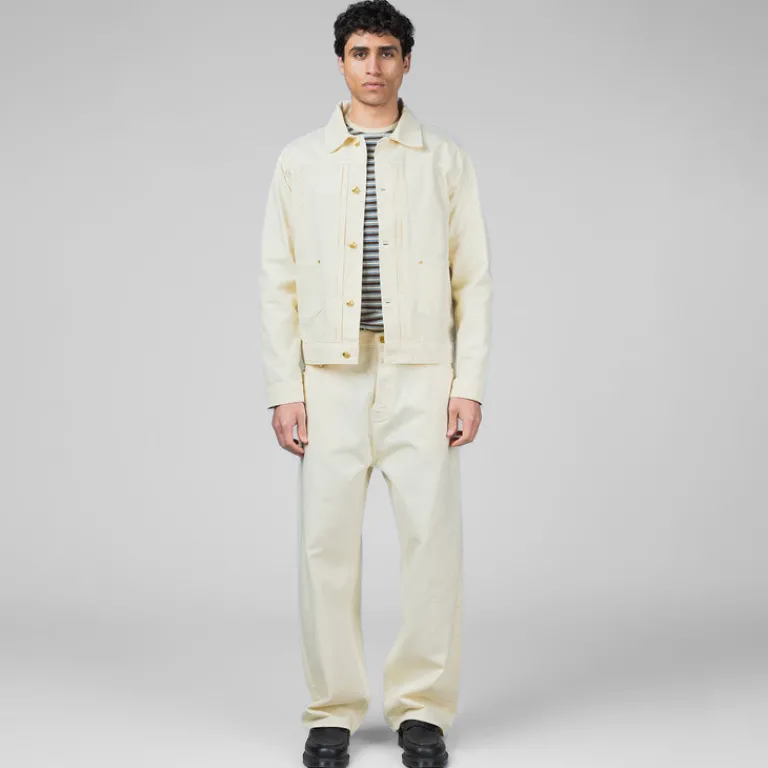 Drole de Monsieur Gilets*Le Veste Denim Medicis Off-White
