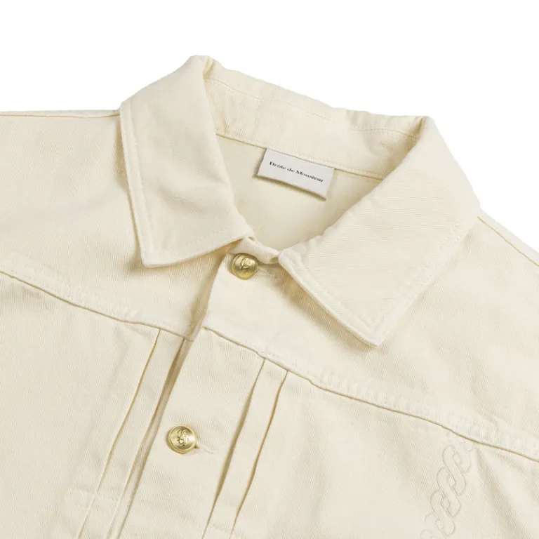 Drole de Monsieur Gilets*Le Veste Denim Medicis Off-White