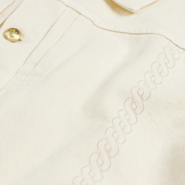 Drole de Monsieur Gilets*Le Veste Denim Medicis Off-White
