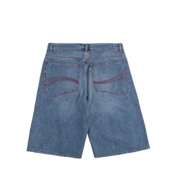 ERL Shorts*Denim Indiana Skate Shorts Woven Blue