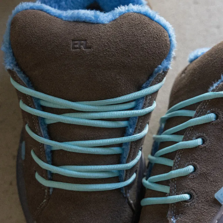 ERL Sneakers En Cuir|Chunky Sneakers*Suede Vamp Skate Sneaker Grey