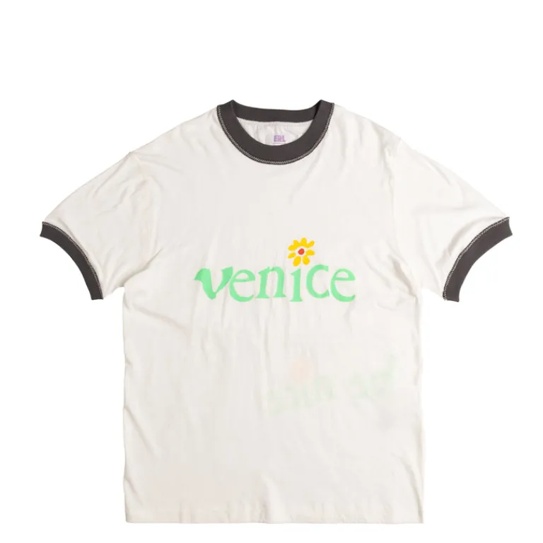 ERL T-Shirts*Venice T-Shirt Knit White
