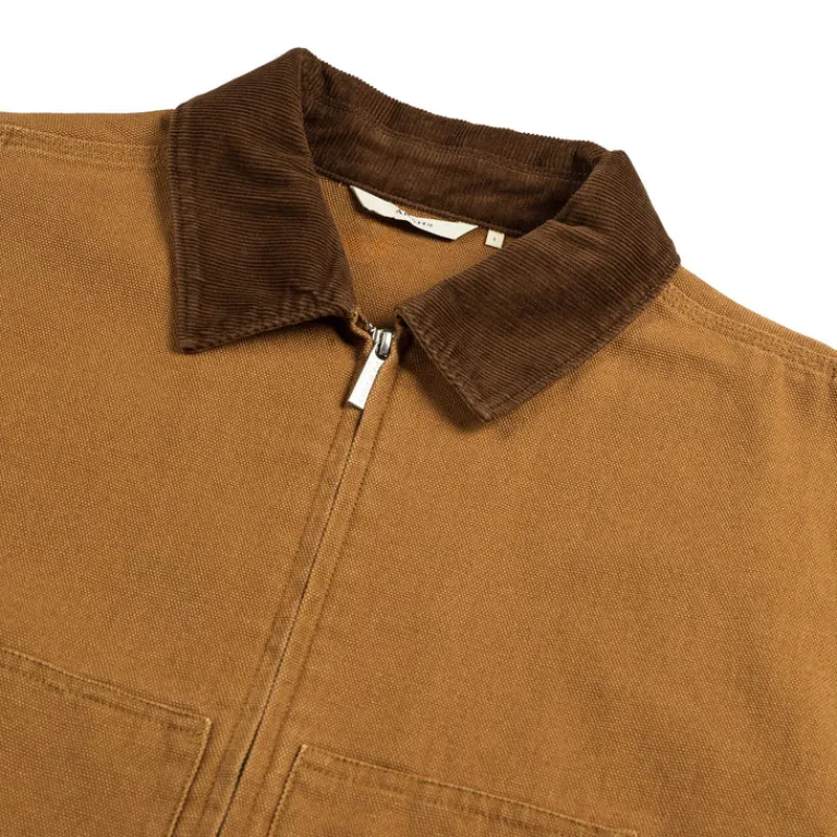 Farah Japan Gilets*Duck Short Jacket Camel