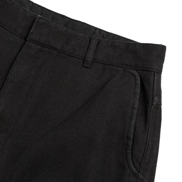 Farah Japan Pantalons*Wide Straight Pants Black