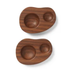 Ferm Living Vaisselle|Cuisine*Cairn Egg Holder Dark Brown
