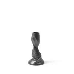 Ferm Living Bougies & Parfums D'Ambiance*Gale Candle Holder - Small Blackened Aluminium