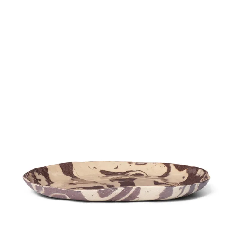Ferm Living Vaisselle|Cuisine*Ryu Platter - 26 Sand / Brown