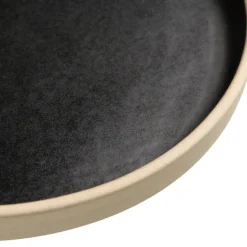 Frama Vaisselle*Otto Ceramic Plates Set Of Two Small Black