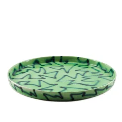 Frizbee Ceramics Vaisselle*Tray M Green Pizza