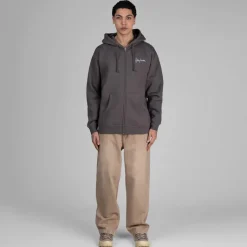Fucking Awesome Sweats À Capuche*2025 Dill Collage Zip Hoodie Charcoal