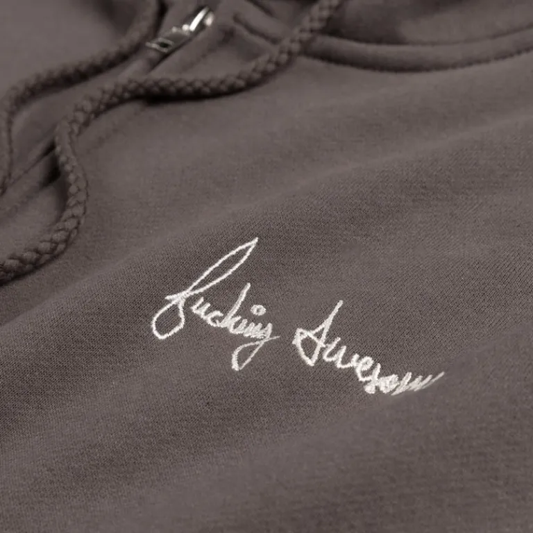 Fucking Awesome Sweats À Capuche*2025 Dill Collage Zip Hoodie Charcoal