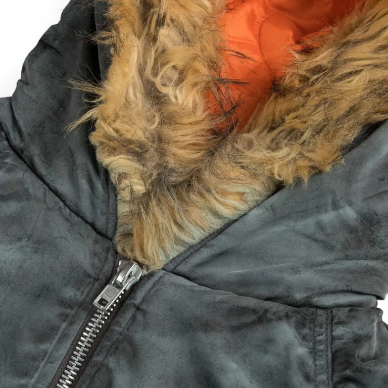 Fucking Awesome Gilets*Savie Hooded Bomber Jacket Black