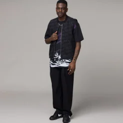 Fucking Awesome Vestes*Stamp Denim Vest Black