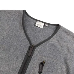 Gramicci Pullover*Fleece Cardigan Zip-Up Heather Charcoal