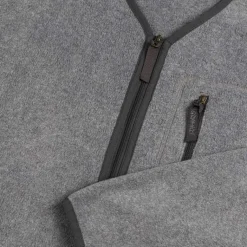 Gramicci Pullover*Fleece Cardigan Zip-Up Heather Charcoal