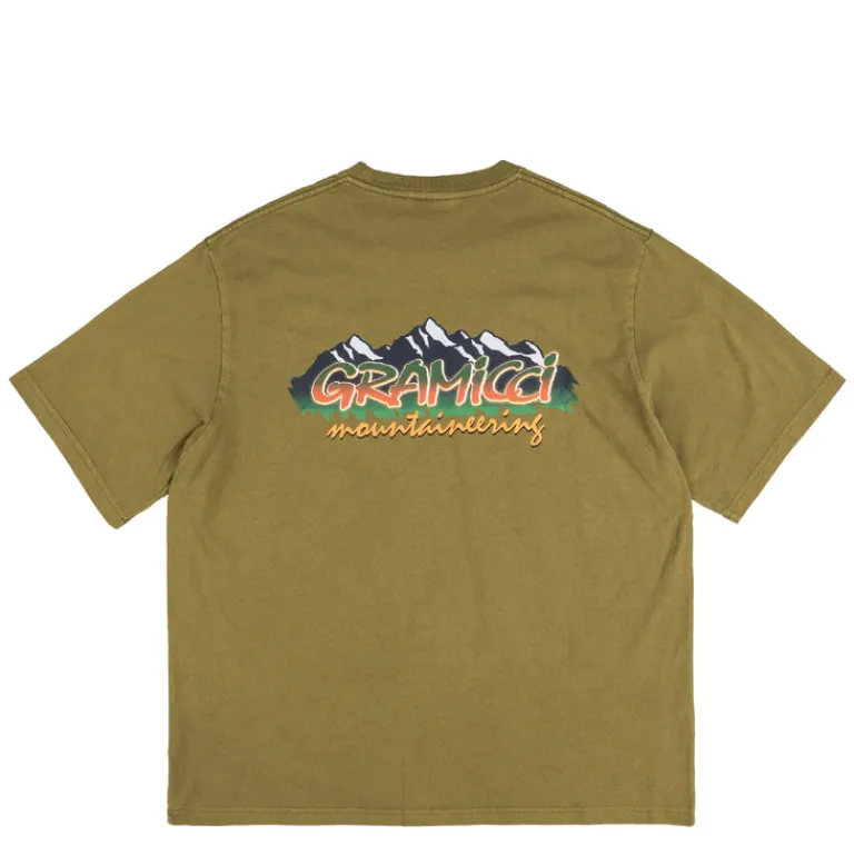 Gramicci T-Shirts*Mountaineering Tee Pistachio Pigment