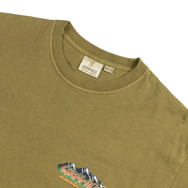Gramicci T-Shirts*Mountaineering Tee Pistachio Pigment