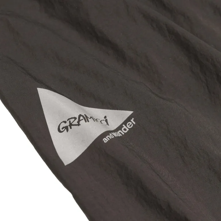 Gramicci Shorts*x And Wander Brushed Nylon Short Charcoal