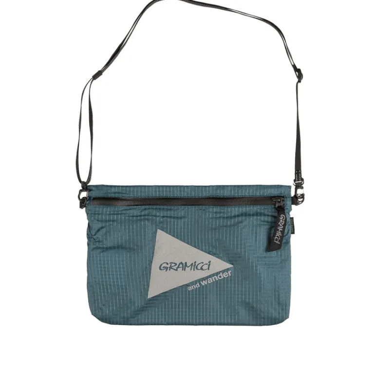 Gramicci Alle Anzeigen|Sacs*x And Wander Nylon Sacoche Blue Green