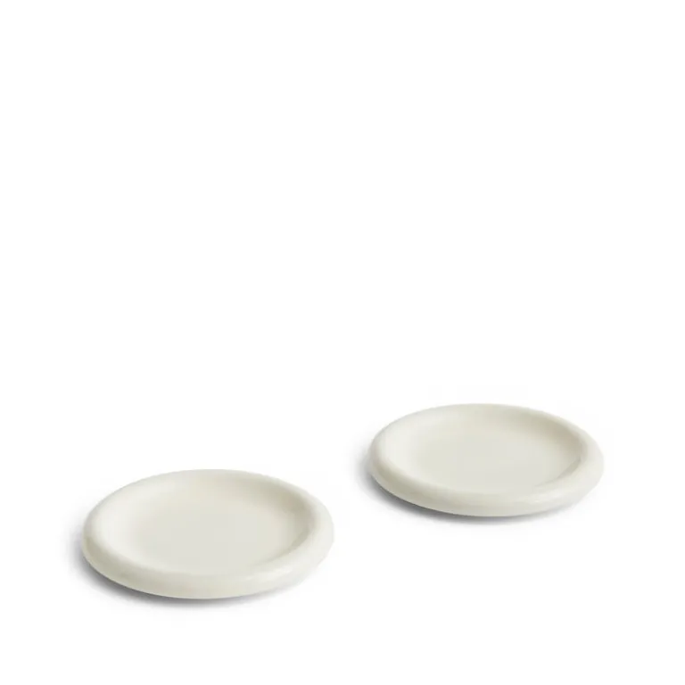 HAY Vaisselle*Barro Plate Set of 2 Off White