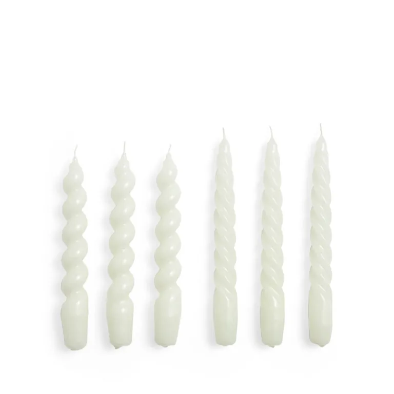 HAY Bougies & Parfums D'Ambiance*Candle Small Mix Set of 6 Off White
