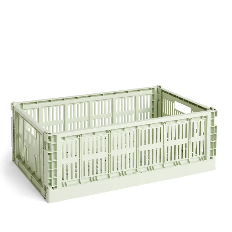 HAY Rangement*Colour Crate Large Mint