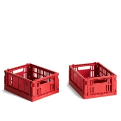 HAY Chambre À Coucher*Colour Crate Mini-Set of 2 Red