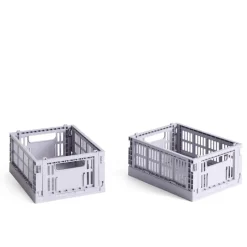 HAY Chambre À Coucher*Colour Crate Mini-Set of 2 Lavender