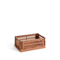HAY Rangement*Colour Crate Small Terracotta