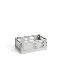 HAY Rangement*Colour Crate Small Light Grey