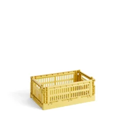 HAY Rangement*Colour Crate Small Dusty Yellow