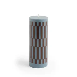 HAY Bougies & Parfums D'Ambiance*Column Candle-Small Anthrachite/Bordeaux